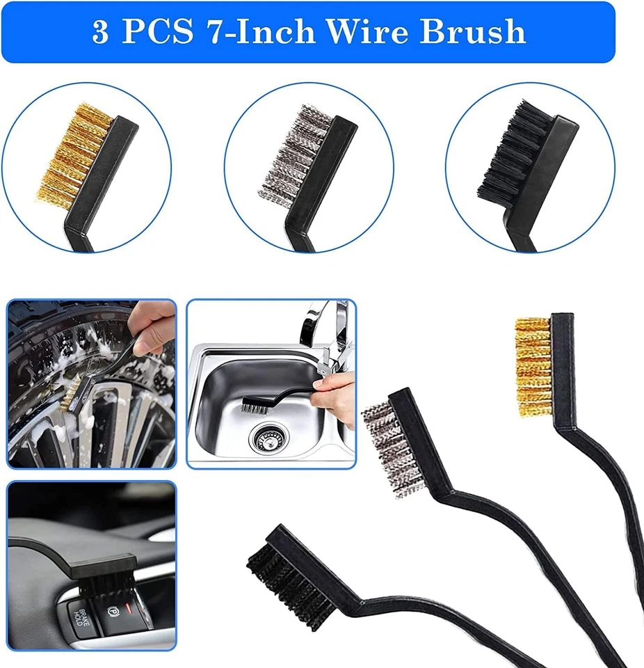 26-Piece Car Detailing Brush Set
